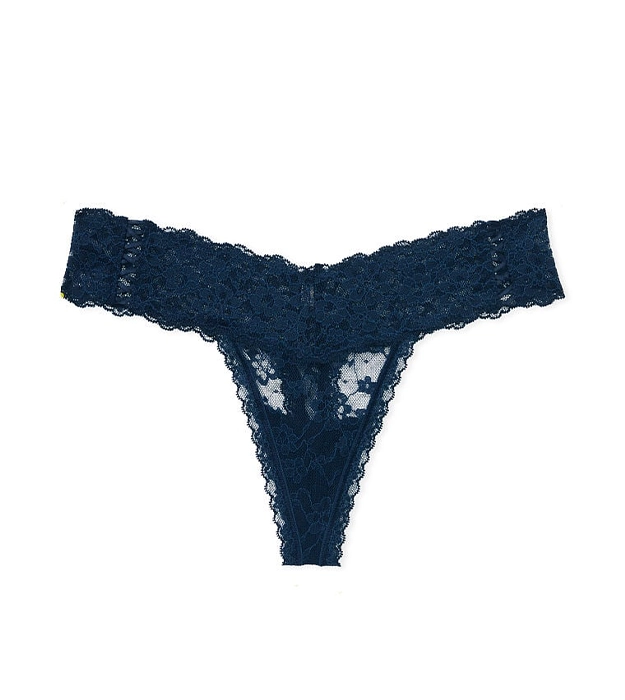 трусики кружевные Victoria's Secret 11220018 синие
