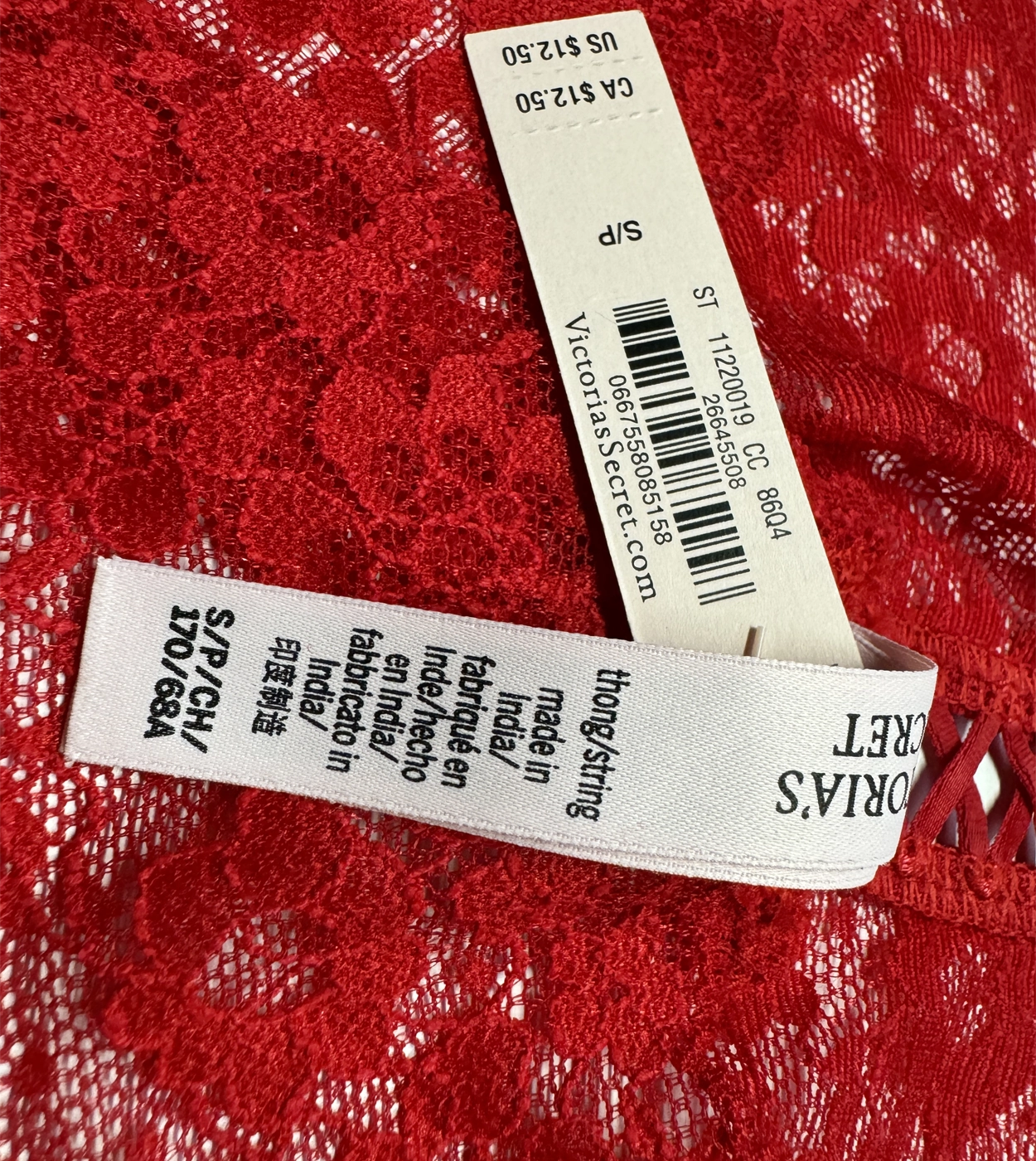Трусики кружевные Victoria's Secret 11220019